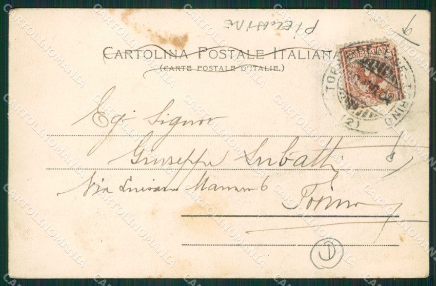 Torino Praly Ghigo PIEGHINE cartolina QZ0295 – retro
