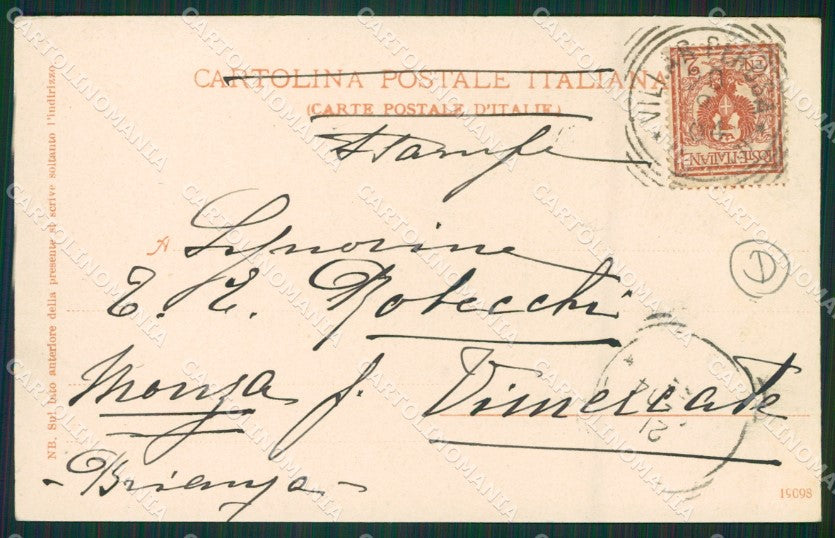 Torino Pomaretto cartolina QZ0302 – retro
