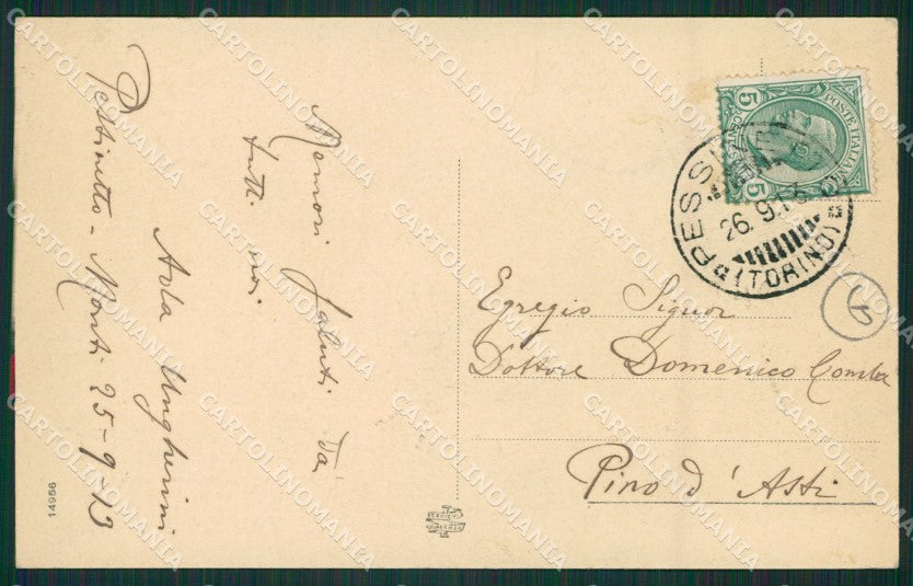 Torino Pessinetto Gisola Saluti da cartolina QZ0310 – retro