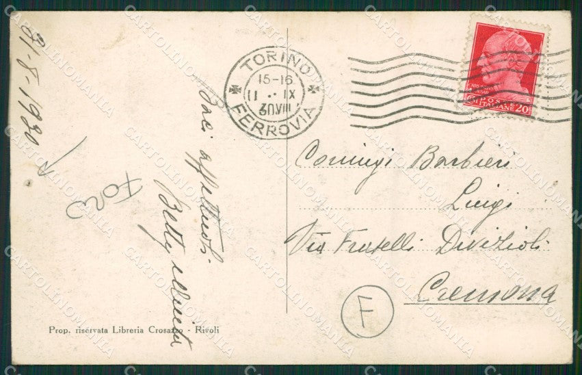 Torino Rivoli FORO cartolina QZ0322 – retro