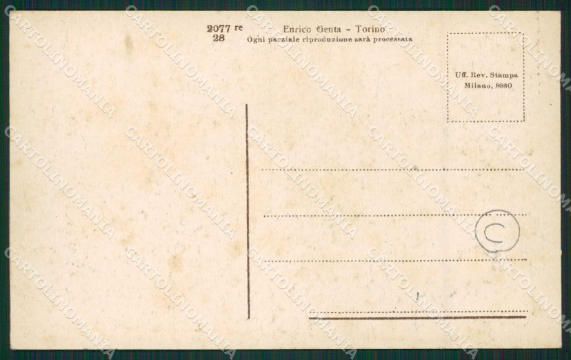Torino Rocciamelone Ghiacciaio Genta cartolina QZ0325 – retro
