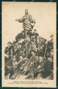 Torino Rocciamelone Alpinismo Banda Musicale PIEGA cartolina QZ0329 – fronte