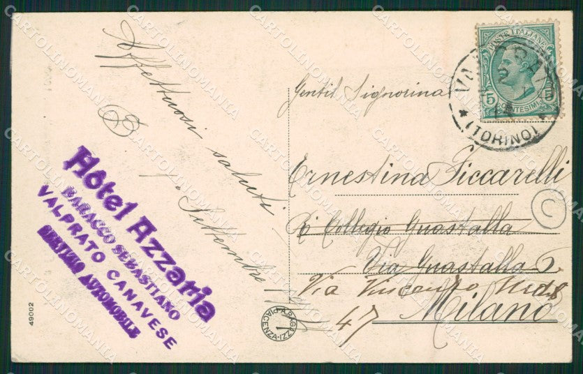 Torino Ronco Canavese cartolina QZ0335 – retro