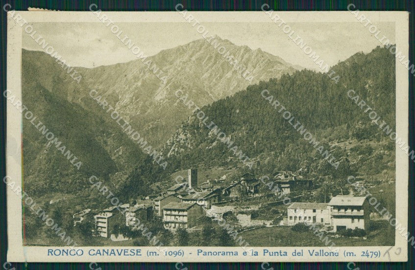 Torino Ronco Canavese cartolina QZ0338 – fronte