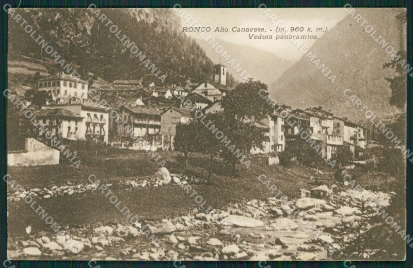 Torino Ronco Canavese PIEGHINA cartolina QZ0339 – fronte