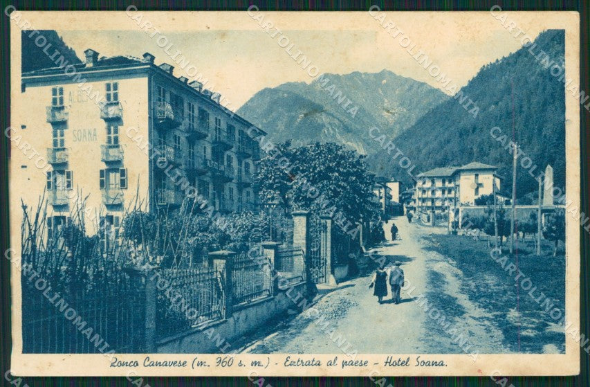 Torino Ronco Canavese cartolina QZ0344 – fronte