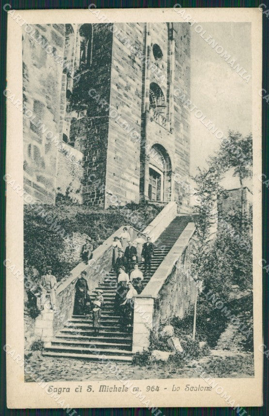 Torino Sacra di San Michele cartolina QZ0355 – fronte