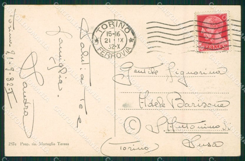Torino San Antonino di Susa cartolina QZ0367 – retro
