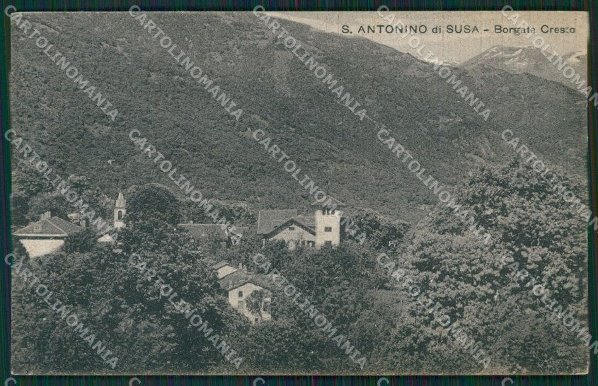 Torino San Antonino di Susa Borgata Cresto cartolina QZ0368 – fronte
