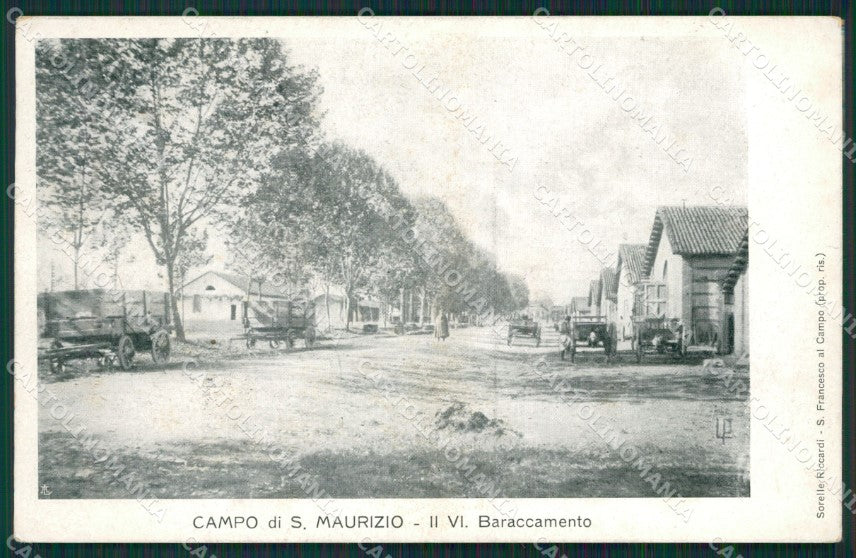 Torino San Maurizio Canavese Campo Militari cartolina QZ0377 – fronte