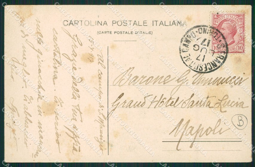 Torino San Maurizio Canavese Campo Militari cartolina QZ0377 – retro
