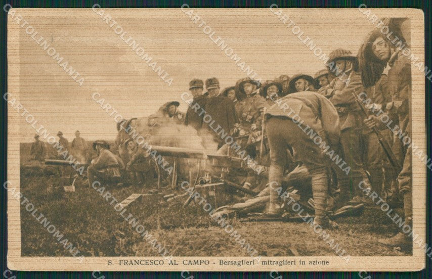 Torino San Maurizio Canavese Campo Militari PIEGA cartolina QZ0380 – fronte