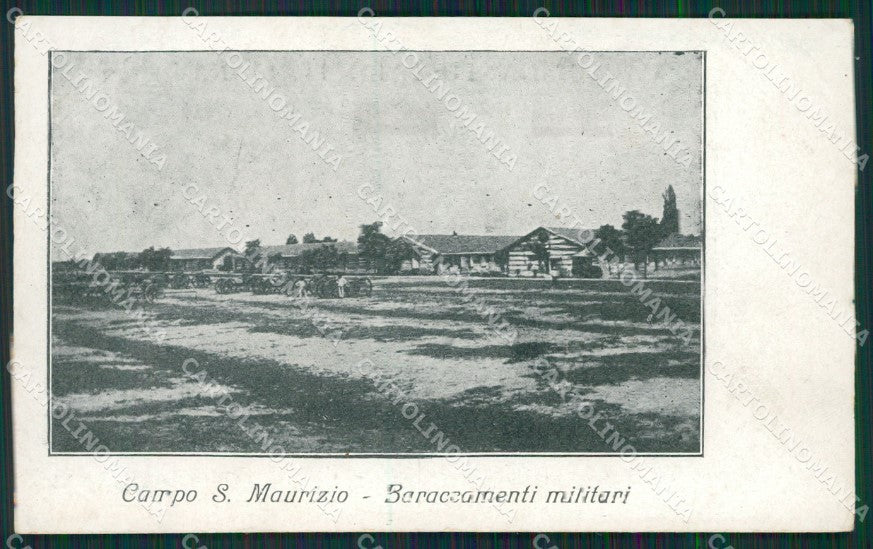 Torino San Maurizio Canavese Campo Militari cartolina QZ0381 – fronte