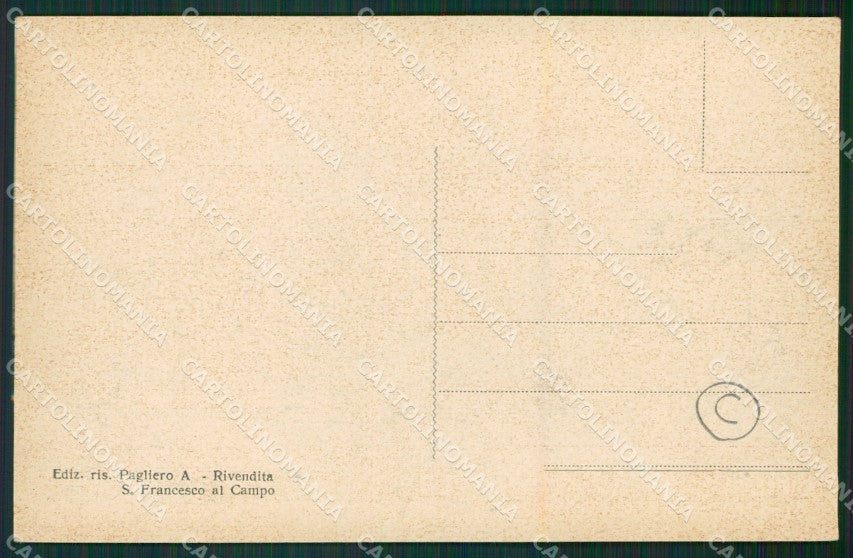 Torino San Maurizio Canavese Campo Militari cartolina QZ0389 – retro