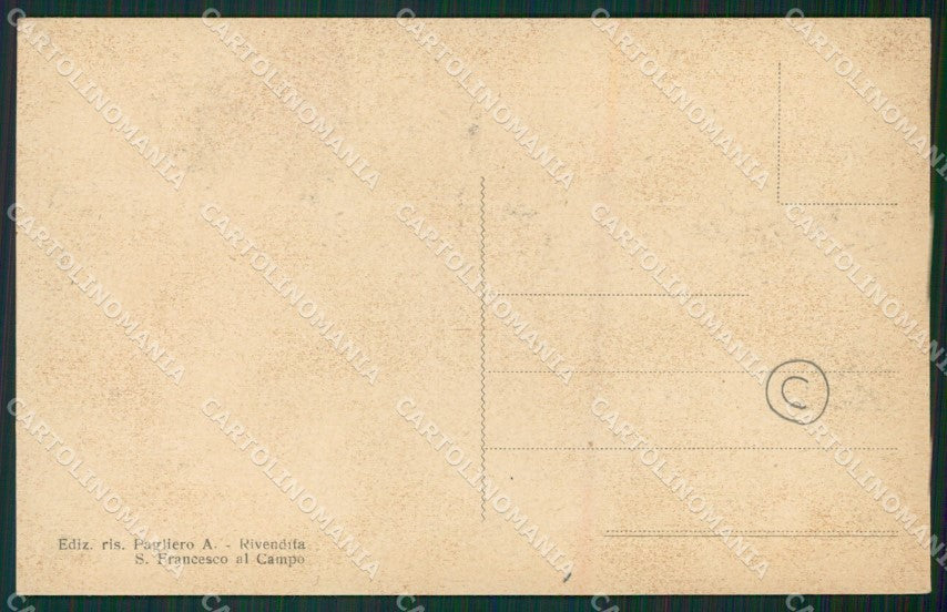 Torino San Maurizio Canavese Campo Militari cartolina QZ0392 – retro