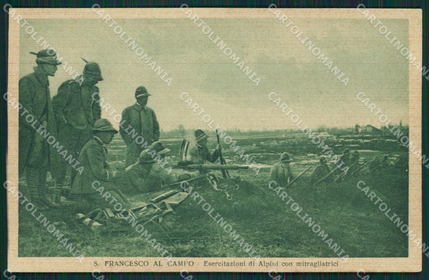 Torino San Maurizio Canavese Campo Militari Alpini cartolina QZ0393 – fronte