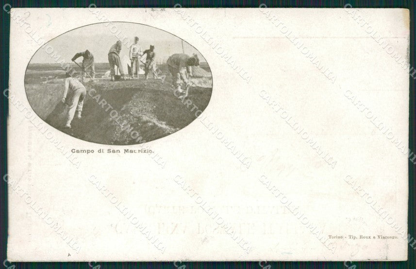 Torino San Maurizio Canavese Campo Militari cartolina QZ0395 – fronte