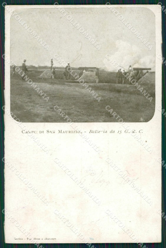 Torino San Maurizio Canavese Campo Militari cartolina QZ0398 – fronte