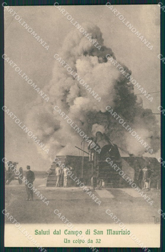 Torino San Maurizio Canavese Campo Militari cartolina QZ0405 – fronte