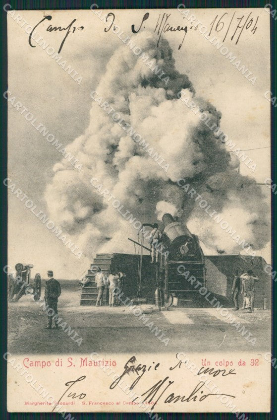 Torino San Maurizio Canavese Campo Militari cartolina QZ0406 – fronte