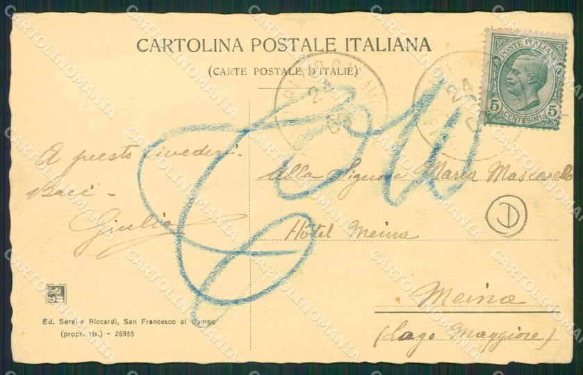 Torino San Maurizio Canavese Campo Militari cartolina QZ0407 – retro