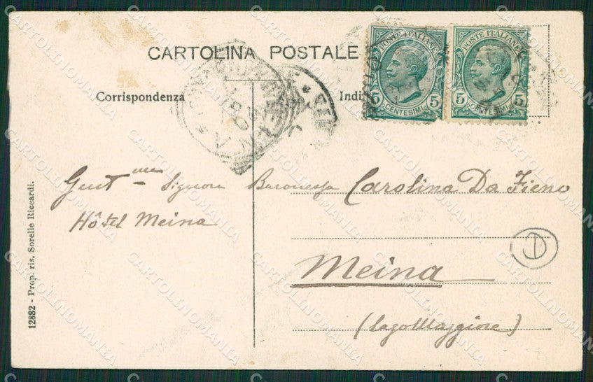 Torino San Maurizio Canavese Campo Militari cartolina QZ0410 – retro