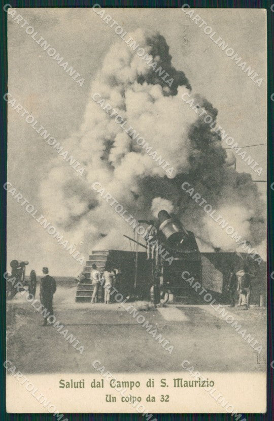 Torino San Maurizio Canavese Campo Militari cartolina QZ0411 – fronte
