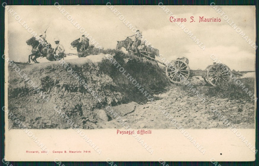 Torino San Maurizio Canavese Campo Militari cartolina QZ0412 – fronte