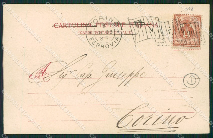 Torino San Maurizio Canavese Campo Militari cartolina QZ0415 – retro