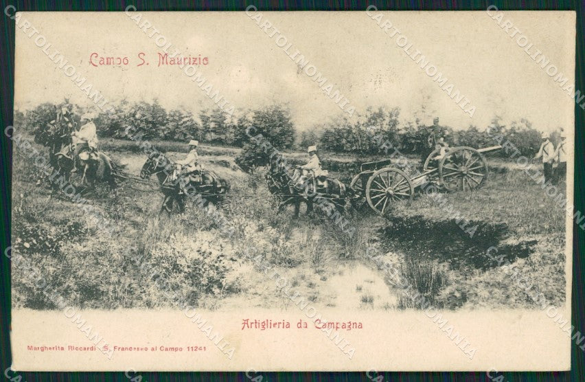 Torino San Maurizio Canavese Campo Militari cartolina QZ0416 – fronte