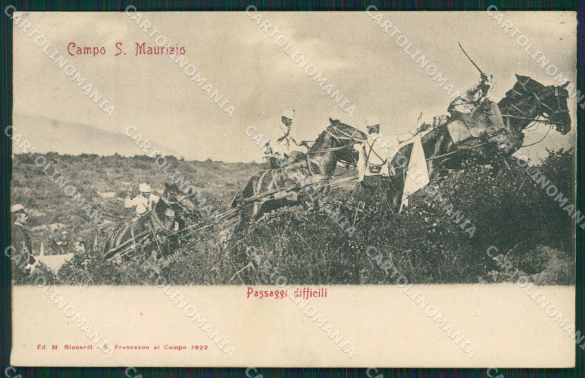 Torino San Maurizio Canavese Campo Militari cartolina QZ0417 – fronte