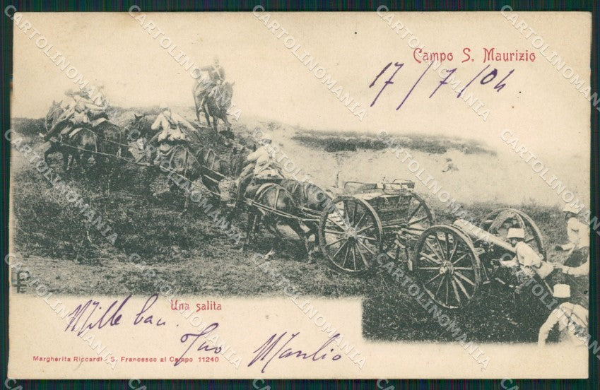 Torino San Maurizio Canavese Campo Militari cartolina QZ0418 – fronte