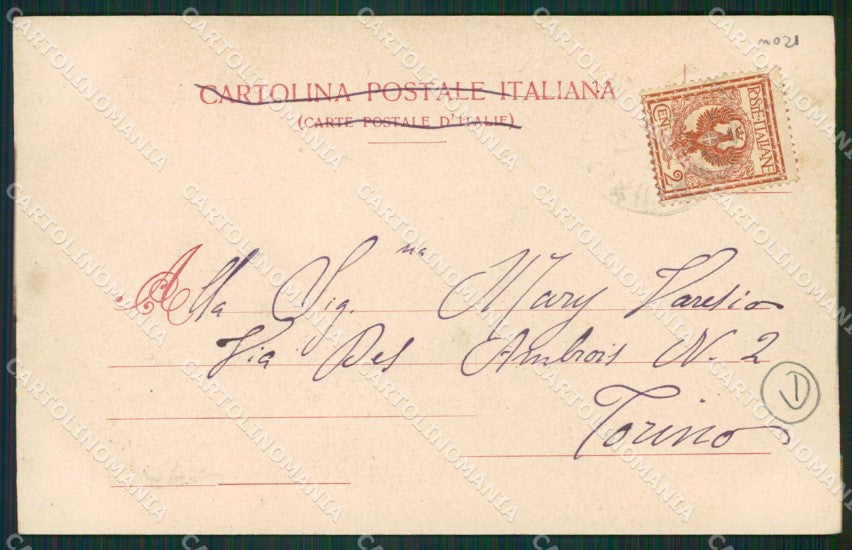 Torino San Maurizio Canavese Campo Militari cartolina QZ0418 – retro