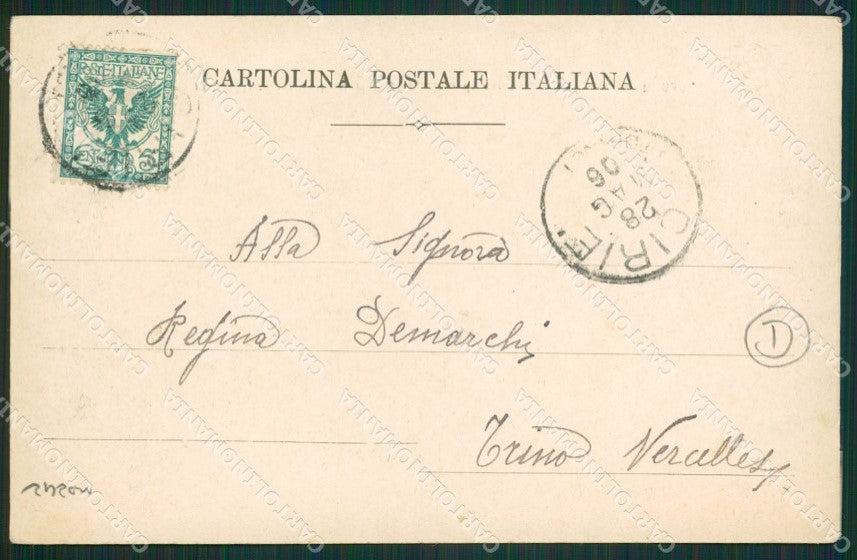Torino San Maurizio Canavese Campo Militari cartolina QZ0421 – retro