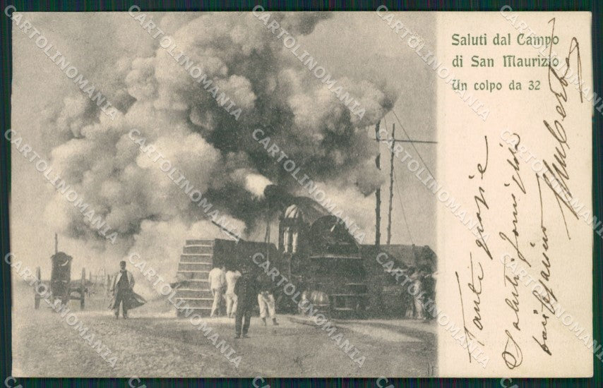 Torino San Maurizio Canavese Campo Militari cartolina QZ0422 – fronte