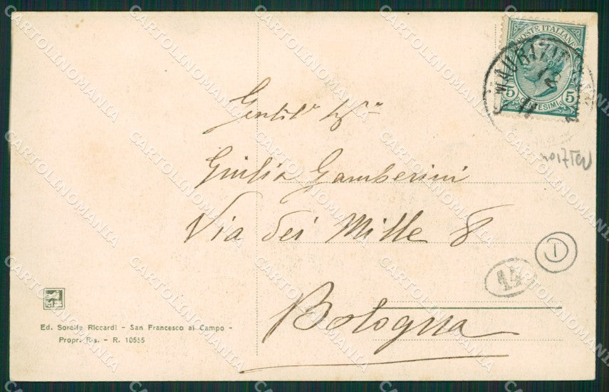 Torino San Maurizio Canavese Campo Militari cartolina QZ0422 – retro