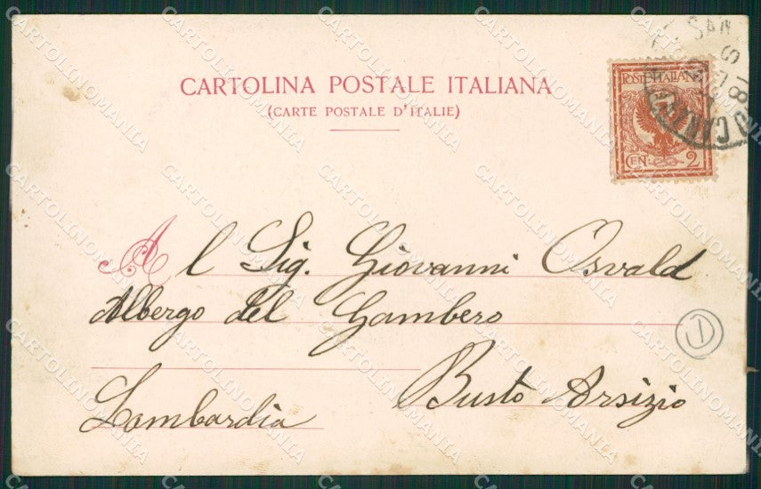 Torino San Maurizio Canavese Campo Militari cartolina QZ0423 – retro