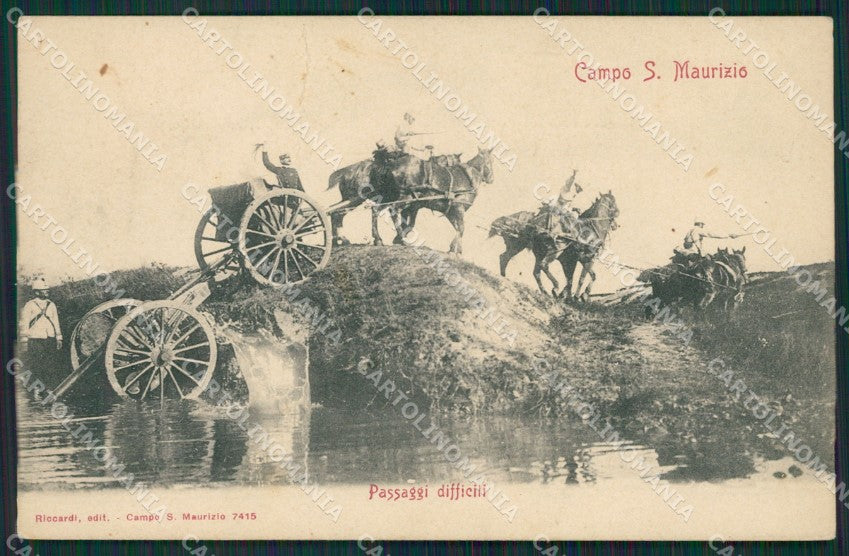 Torino San Maurizio Canavese Campo Militari cartolina QZ0424 – fronte