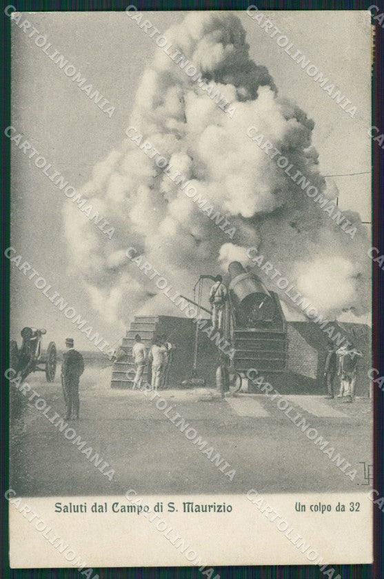 Torino San Maurizio Canavese Campo Militari cartolina QZ0431 – fronte