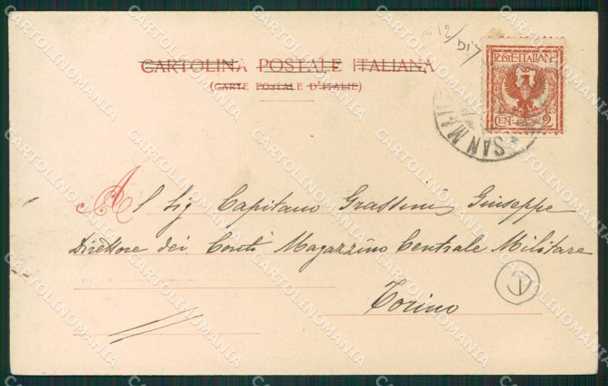 Torino San Maurizio Canavese Campo Militari cartolina QZ0433 – retro