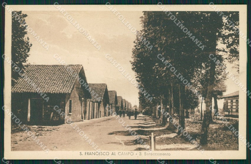 Torino San Maurizio Canavese Campo Militari cartolina QZ0437 – fronte