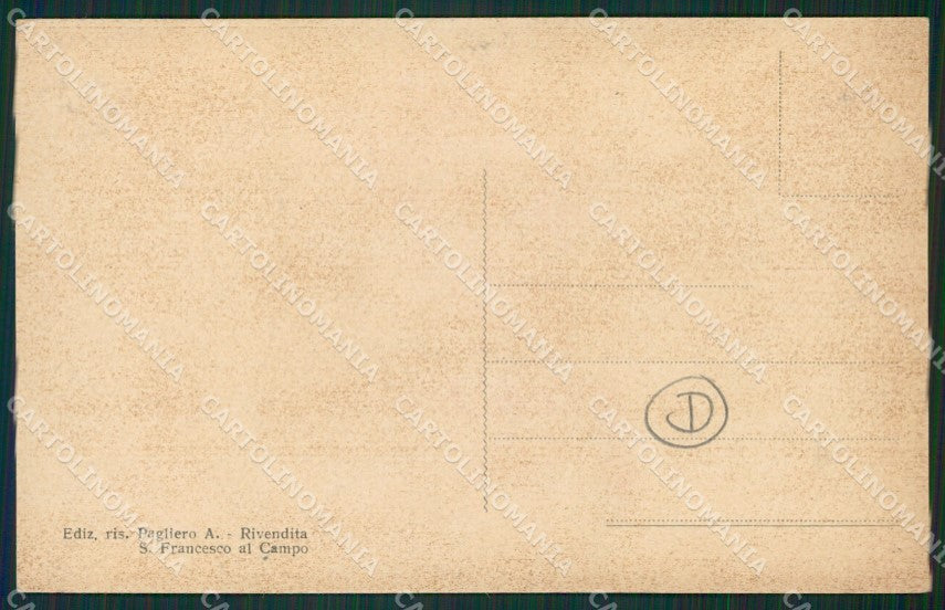 Torino San Maurizio Canavese Campo Militari cartolina QZ0439 – retro