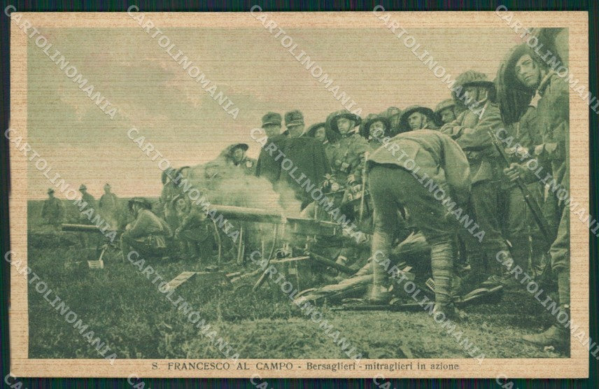 Torino San Maurizio Canavese Campo Militari Bersaglieri cartolina QZ0440 – fronte