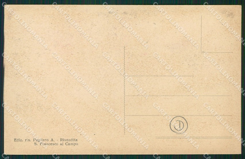 Torino San Maurizio Canavese Campo Militari Bersaglieri cartolina QZ0440 – retro