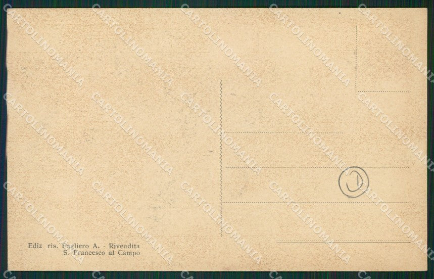 Torino San Maurizio Canavese Campo Militari cartolina QZ0441 – retro