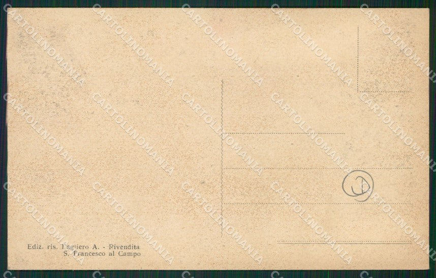 Torino San Maurizio Canavese Campo Militari cartolina QZ0442 – retro