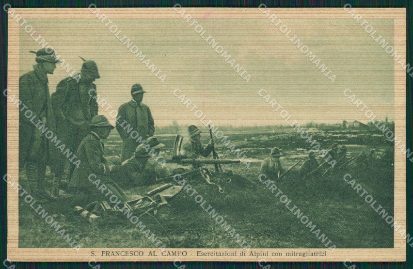 Torino San Maurizio Canavese Campo Militari Alpini cartolina QZ0443 – fronte