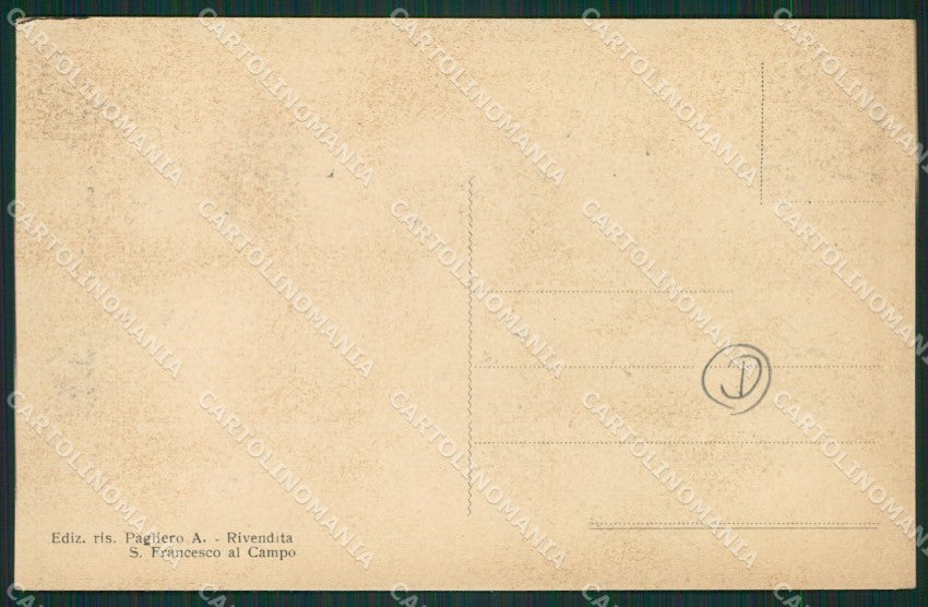 Torino San Maurizio Canavese Campo Militari cartolina QZ0444 – retro