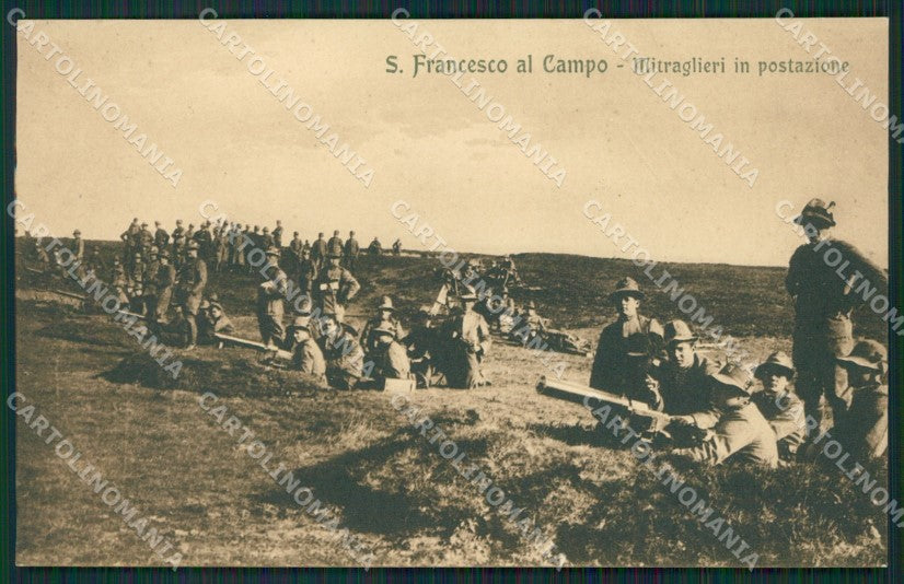 Torino San Maurizio Canavese Campo Militari cartolina QZ0445 – fronte