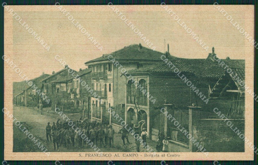 Torino San Maurizio Canavese Campo Militari cartolina QZ0446 – fronte